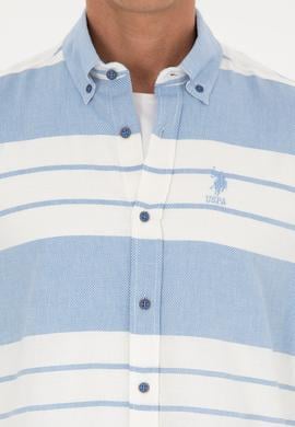 Erkek Saks Uzun Kollu Gömlek - 50283760024