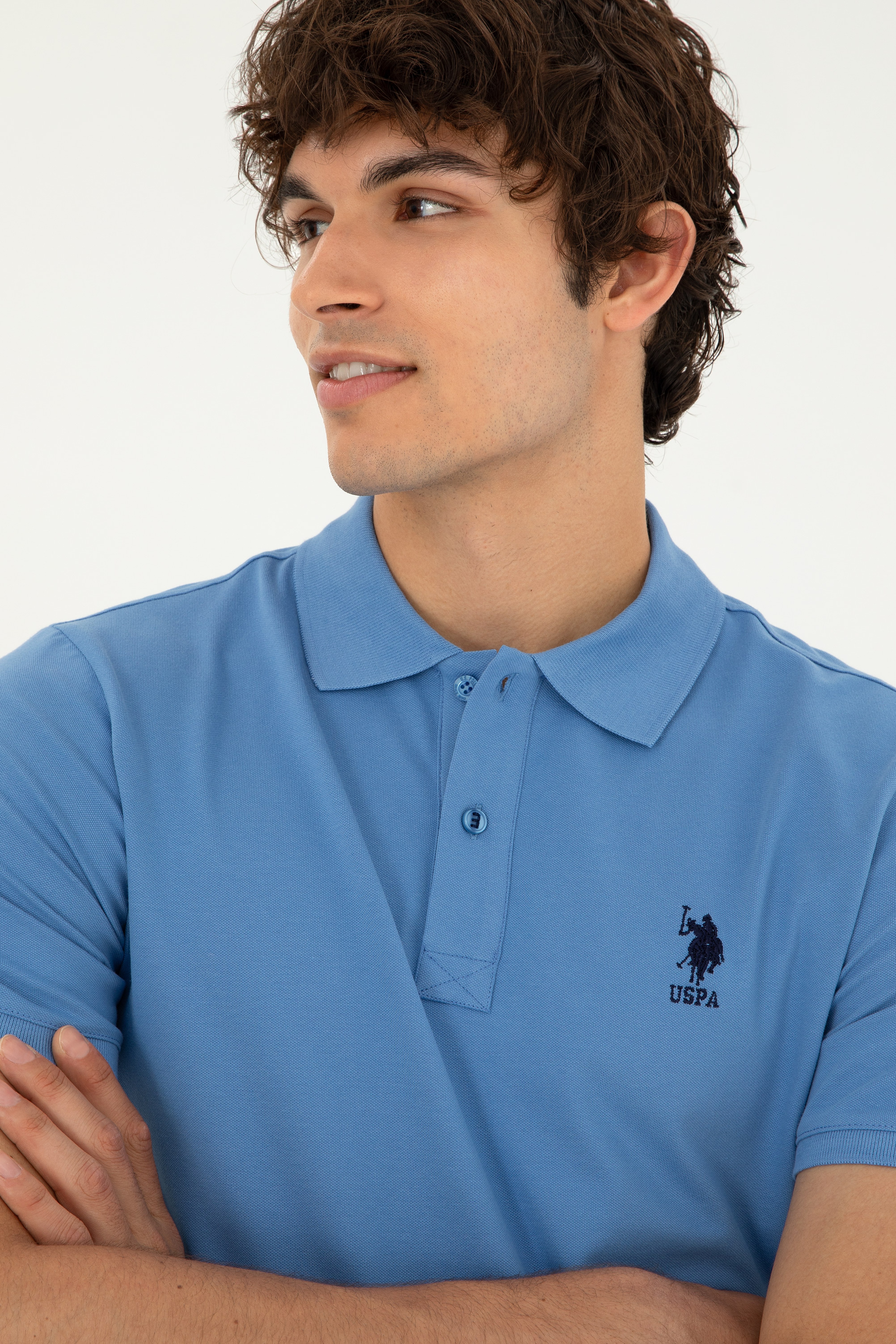 Erkek Saks Basic Tişört - Image 2