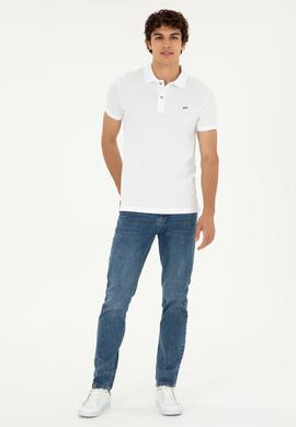 Erkek Beyaz Basic Tişört - 50279610006