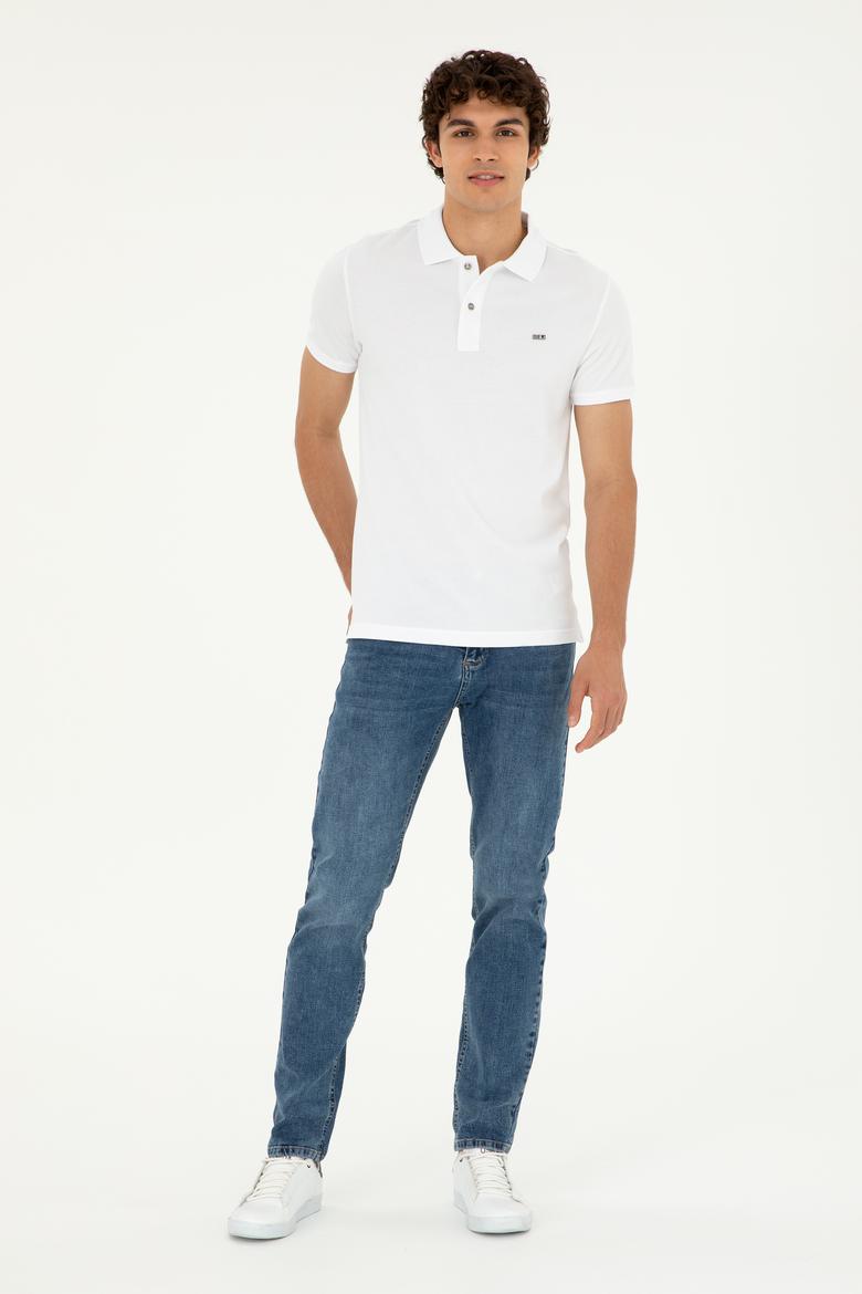 Erkek Beyaz Basic Tişört - 50279610006