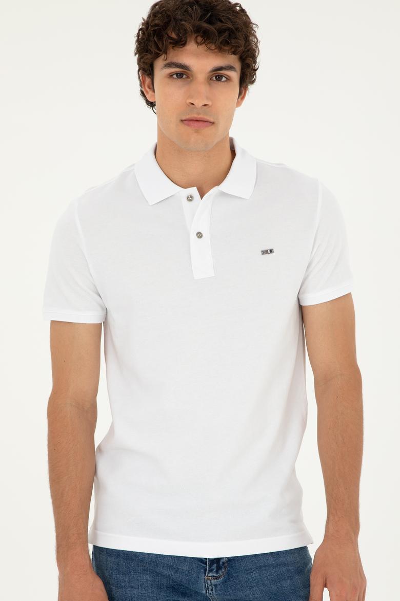 Erkek Beyaz Basic Tişört - 50279610006