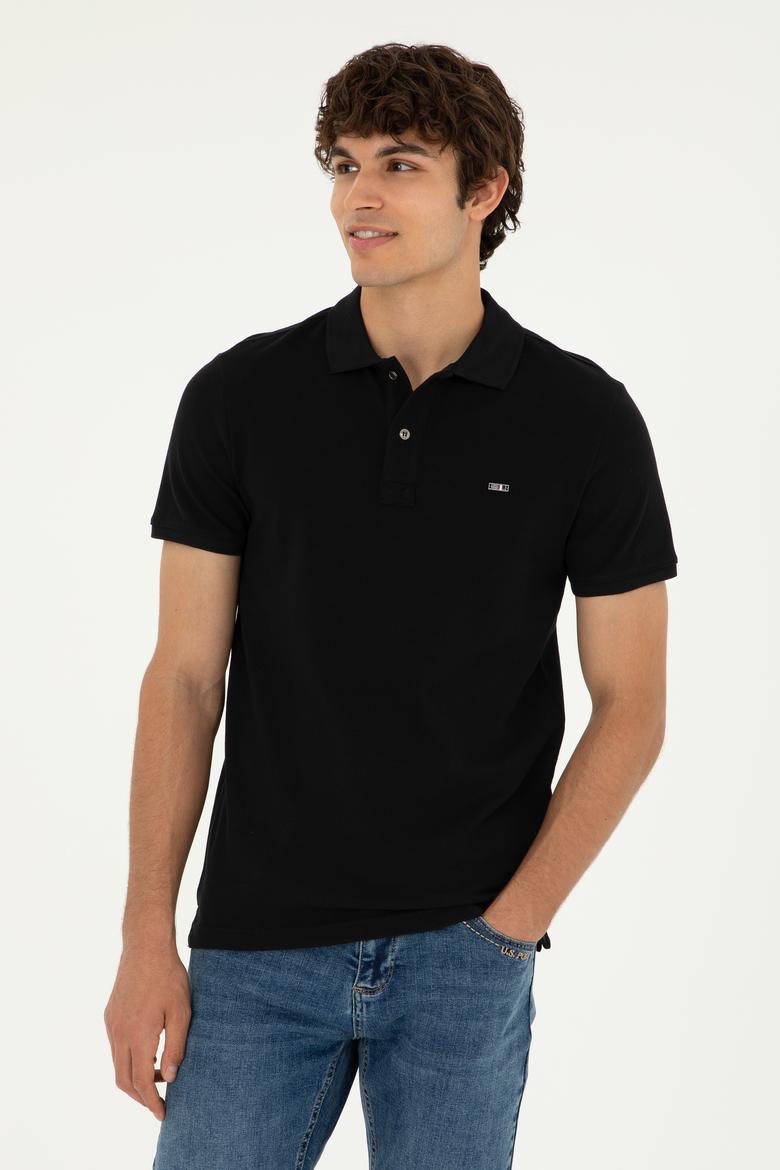 Erkek Siyah Basic Tişört