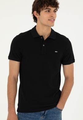 Erkek Siyah Basic Tişört - 50279610026