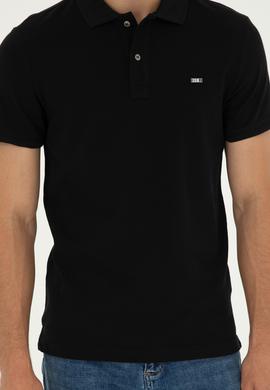 Erkek Siyah Basic Tişört - 50279610026