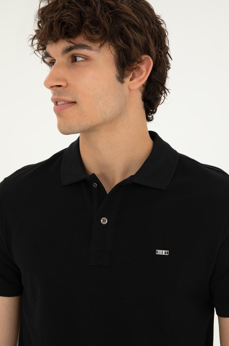 Erkek Siyah Basic Tişört