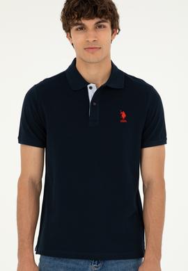 Erkek Koyu Lacivert Basic Tişört - 50279611058