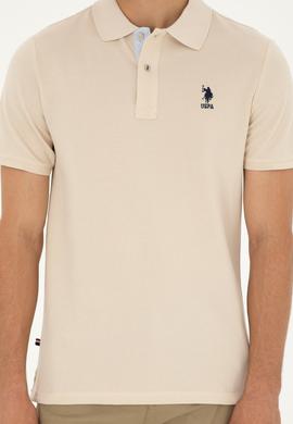 Erkek Regular Fit Polo Yaka Taş Basic Tişört - 50279611273
