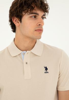 Erkek Regular Fit Polo Yaka Taş Basic Tişört - 50279611273