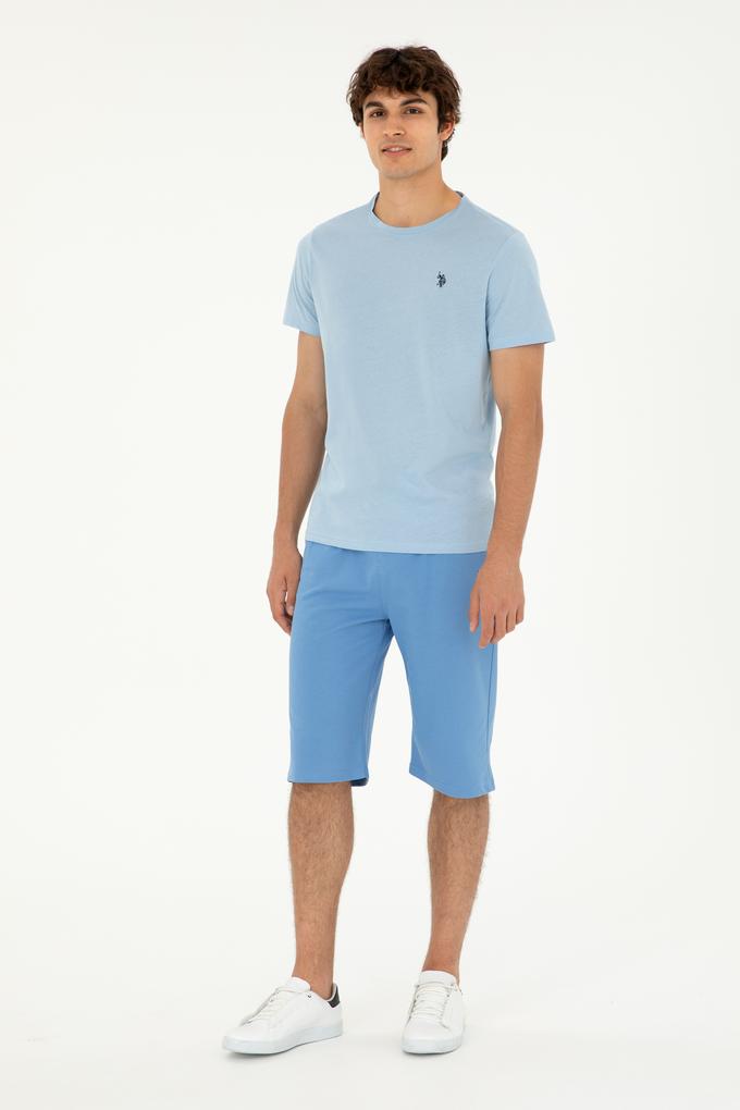 Erkek Saks Örme Şort