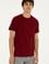 Erkek Bordo Basic Tişört