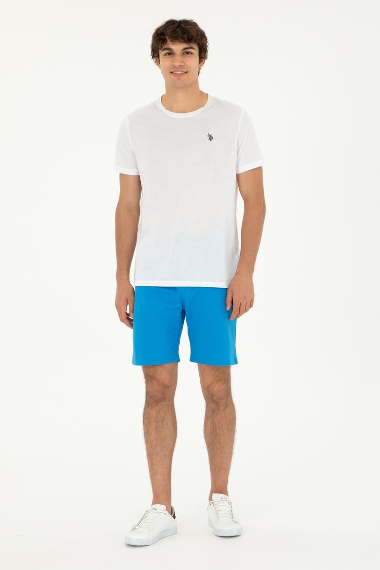 Erkek Saks Örme Şort