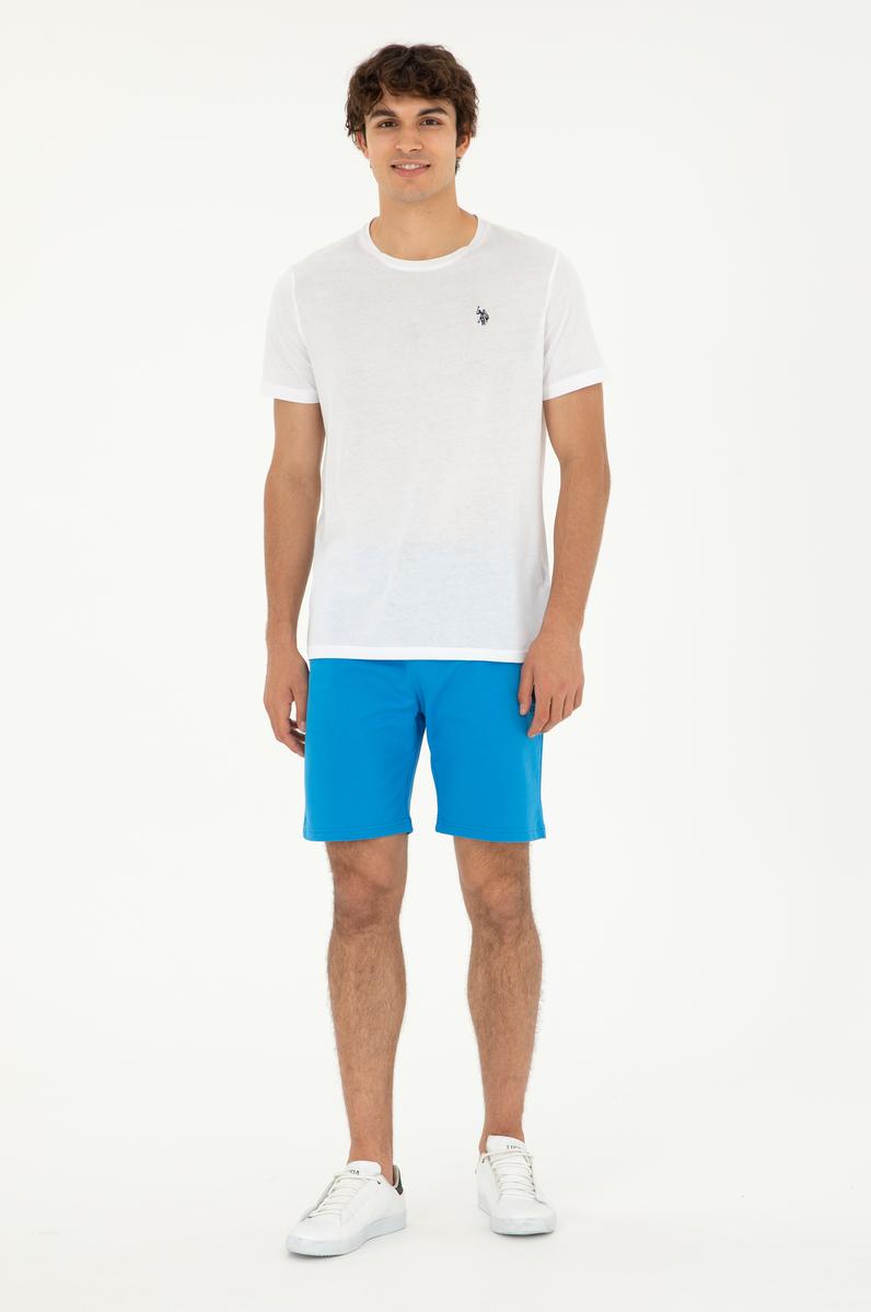 Erkek Saks Örme Şort