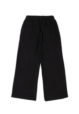 Kız Çocuk Siyah Kanvas Pantolon - 50288857006