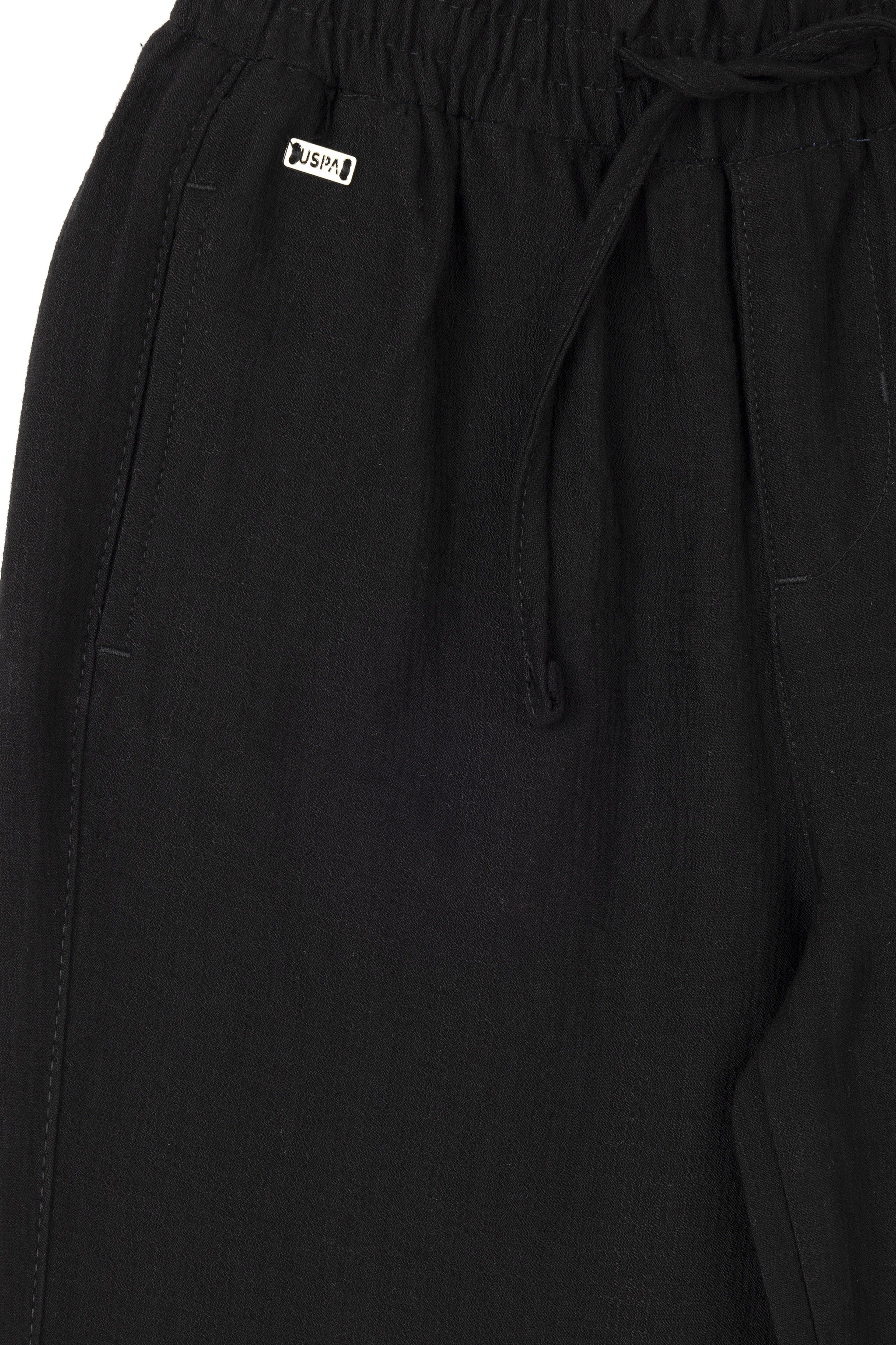 Kız Çocuk Siyah Kanvas Pantolon - Image 6