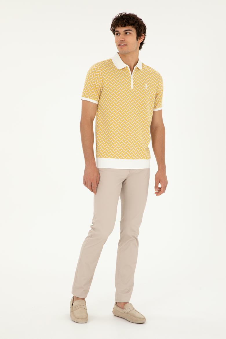 Erkek Ekru Tişört - 50282109011