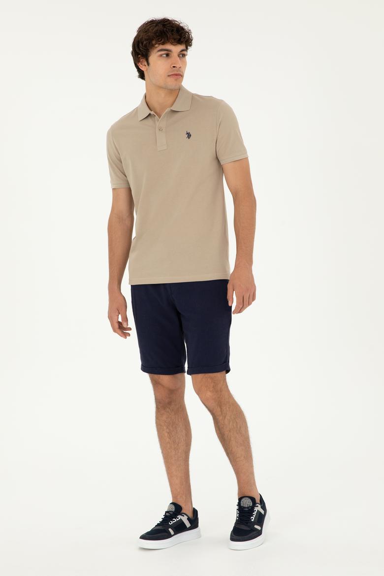 Erkek Lacivert Dokuma Şort