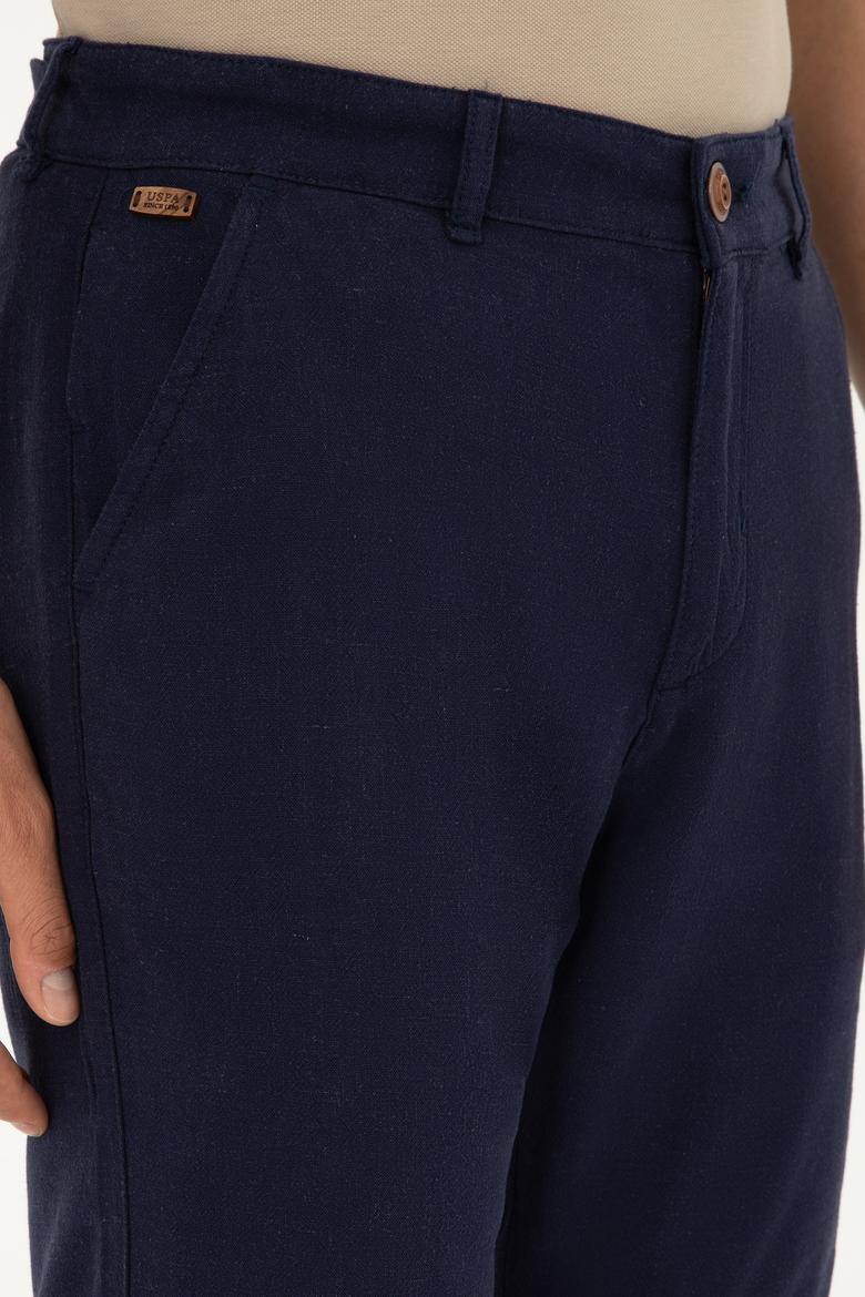 Erkek Lacivert Dokuma Şort - 50289012001