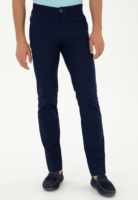 Erkek Lacivert Kanvas / Chino Pantolon - 50286013402