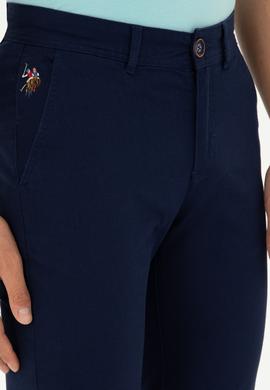 Erkek Lacivert Kanvas / Chino Pantolon - 50286013402
