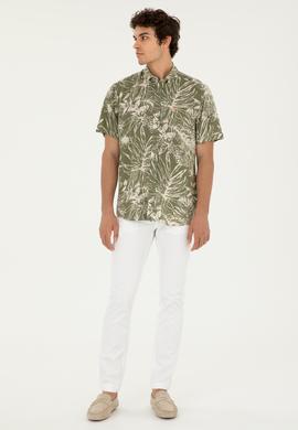 Erkek Beyaz Kanvas / Chino Pantolon - 50286305178