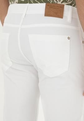 Erkek Beyaz Kanvas / Chino Pantolon - 50286305178