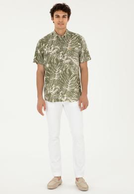 Erkek Beyaz Kanvas / Chino Pantolon - 50286305178