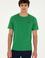Erkek Regular Fit Bisiklet Yaka Yeşil Basic Tişört