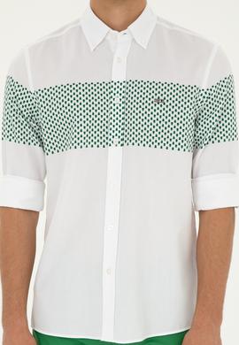 Erkek Yeşil Uzun Kollu Gömlek - 50282808004