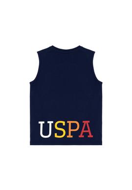 Erkek Çocuk Lacivert Kolsuz Bisiklet Yaka Tişört - 50284815015