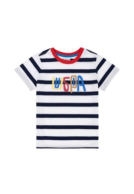 Erkek Çocuk Beyaz Bisiklet Yaka Tişört - 50288052003