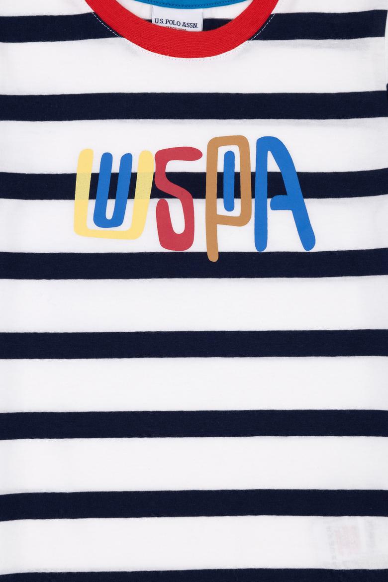 Erkek Çocuk Beyaz Bisiklet Yaka Tişört - 50288052003