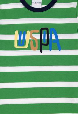 Erkek Çocuk Yeşil Bisiklet Yaka Tişört - 50288052031