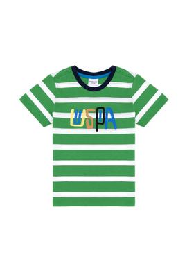 Erkek Çocuk Yeşil Bisiklet Yaka Tişört - 50288052031