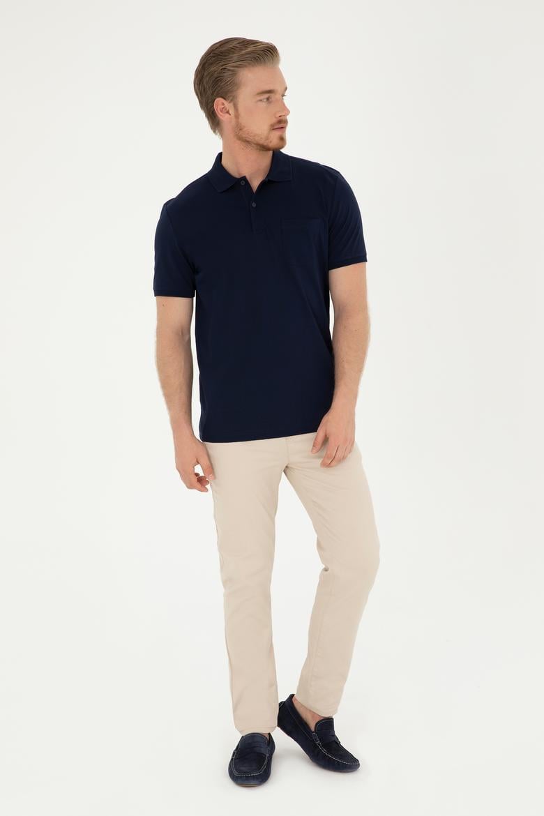 Erkek Taş Kanvas Pantolon - 50286012425