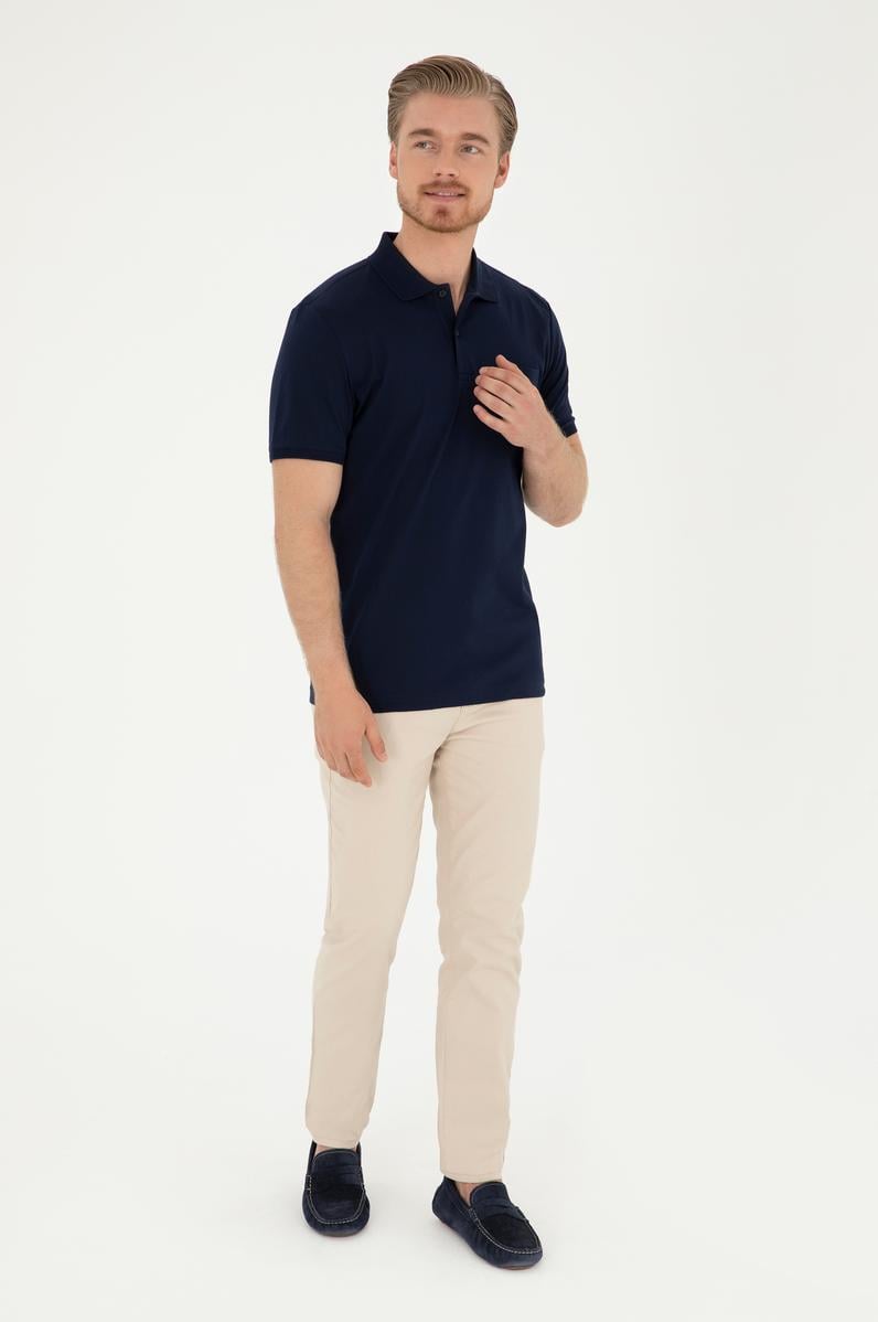 Erkek Taş Kanvas Pantolon