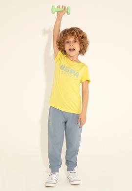 Erkek Çocuk Fıstık Yeşili Bisiklet Yaka Tişört - 50282248037