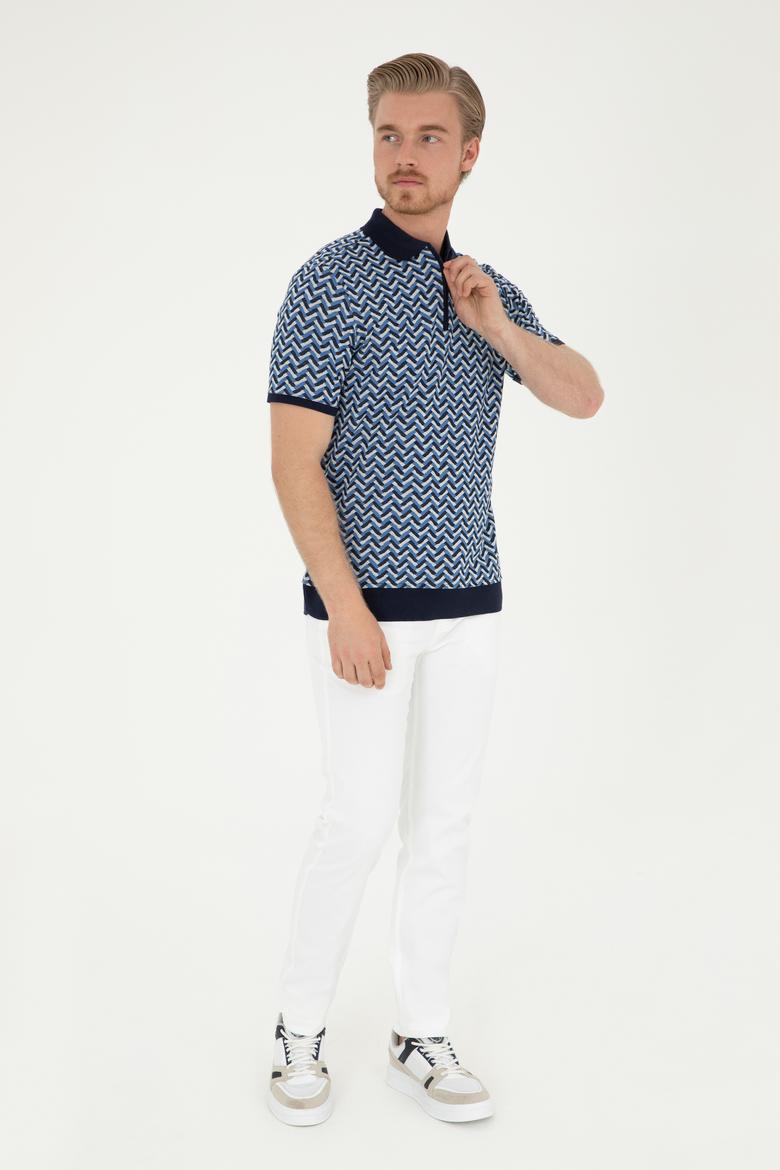 Erkek Beyaz Kanvas Pantolon - 50286003201