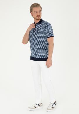 Erkek Beyaz Kanvas Pantolon - 50286003201