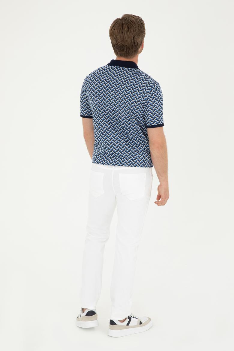 Erkek Beyaz Kanvas Pantolon - 50286003201