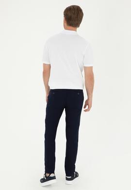 Erkek Lacivert Kanvas Pantolon - 50286012271