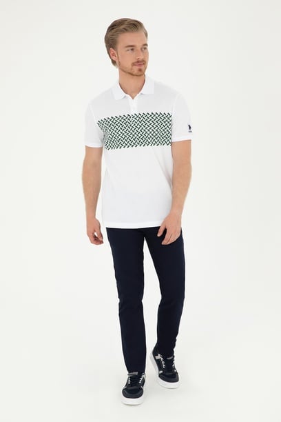 Erkek Slim Fit Lacivert Kanvas Pantolon