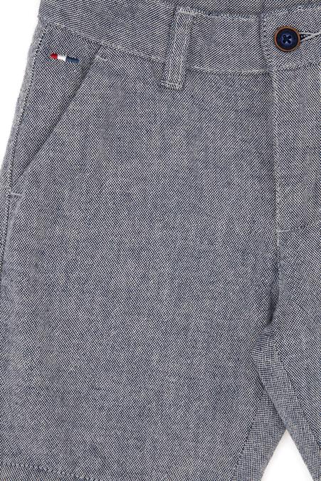 Erkek Çocuk Lacivert Dokuma Şort