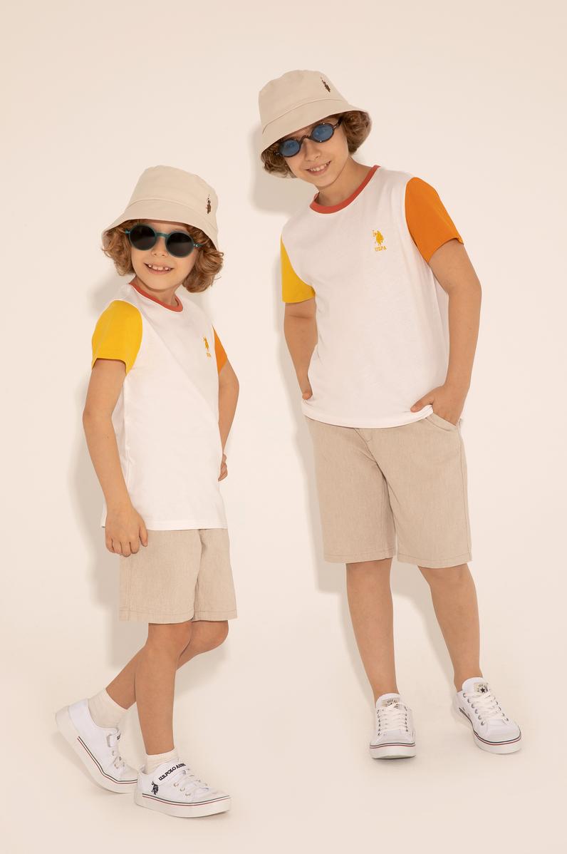 Erkek Çocuk Taş Dokuma Şort