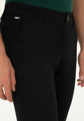Erkek Siyah Kanvas Pantolon - 50286012313