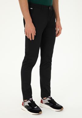 Erkek Siyah Kanvas Pantolon - 50286012313