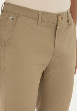 Erkek Açık Haki Kanvas Pantolon - 50286012579