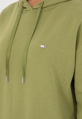 Kadın Fıstık Yeşili Kapüşonlu Sweatshirt - 50297078012