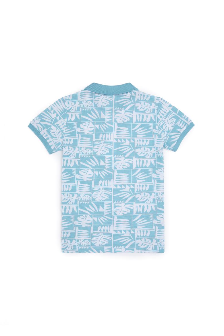 Erkek Çocuk Mint Polo Yaka Tişört - 50281519019