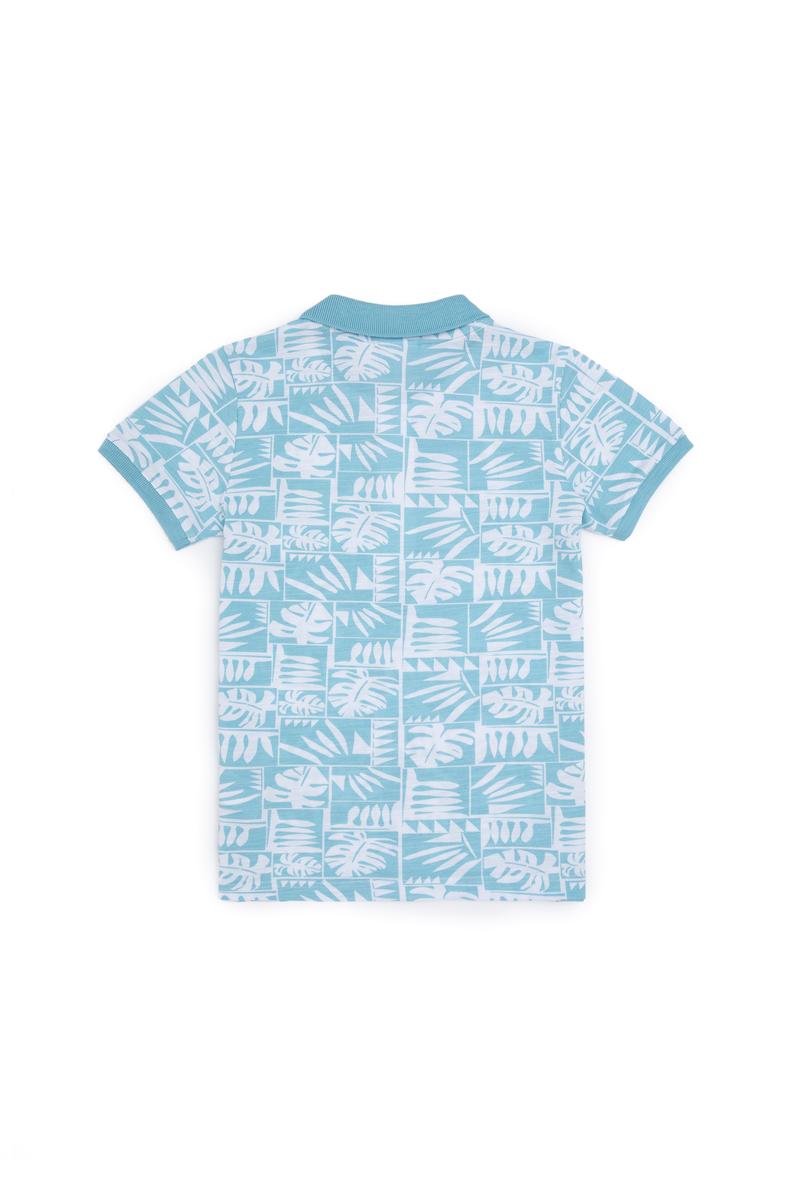 Erkek Çocuk Mint Polo Yaka Tişört