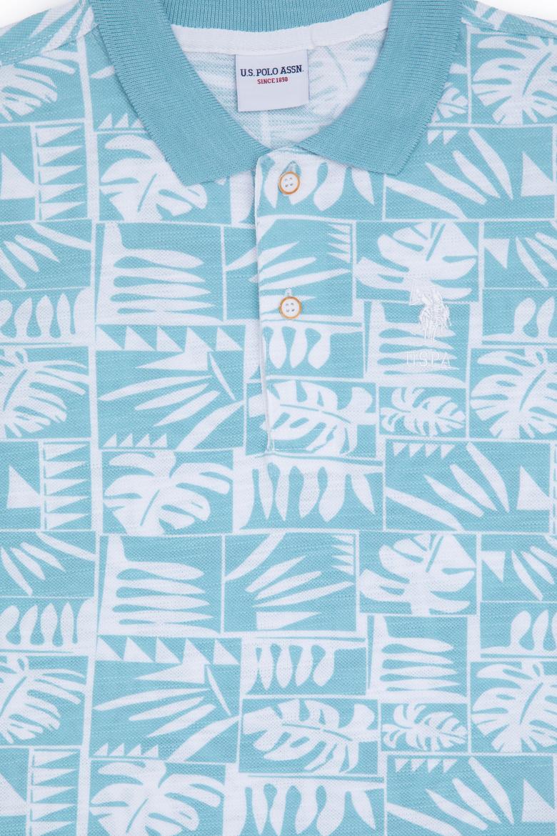 Erkek Çocuk Mint Polo Yaka Tişört - 50281519019